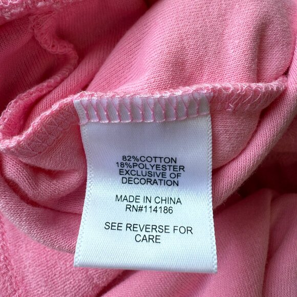 Juicy Couture Pink Terrycloth V-Neck Sleeveless Jumpsuit Womens Size Large NWT - Picture 8 of 8